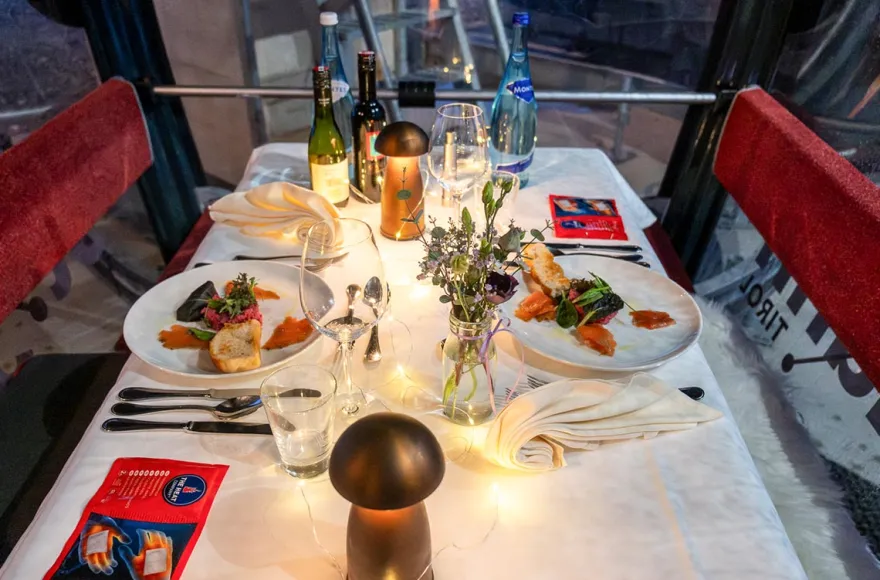 Gondeldinner für 2 Sankt Johann in Tirol