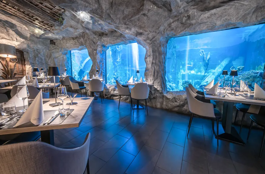 Gourmet-Menü im Unterwasser-Restaurant in Neuwied für 2