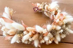Haarkranz aus Trockenblumen selber machen Rostock