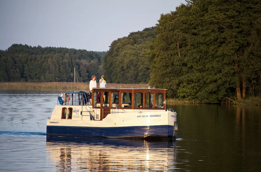 Hausboot-Übernachtung am Zeuthener See für 5 (4 Nächte)