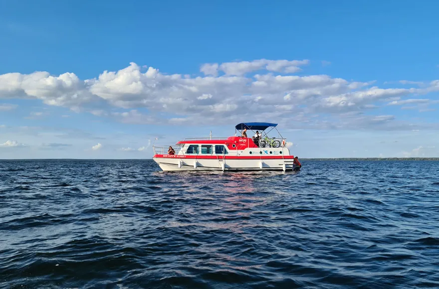 Hausboot-Übernachtung Zeuthen für 5 (4 Nächte)