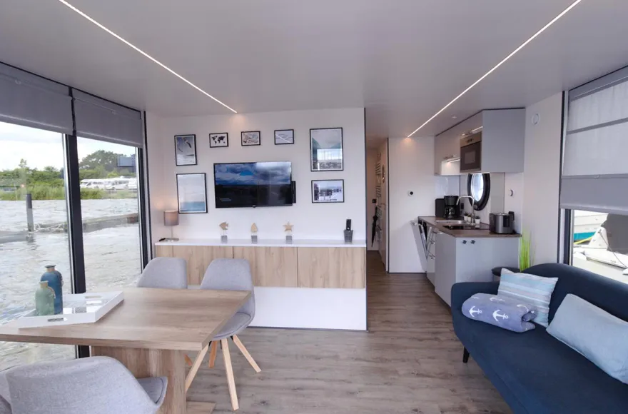Hausboot mieten mit Sauna für 4 (3 Tage)