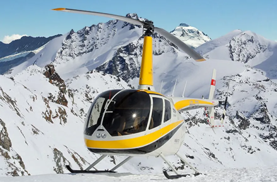 Helikopterflug mit Gletscherlandung Liechtenstein