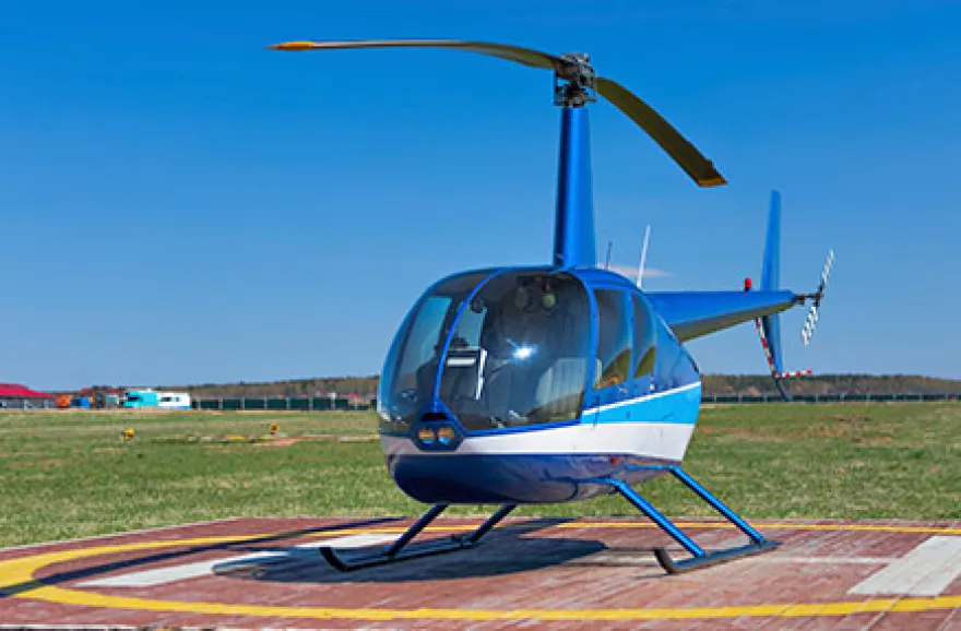 Heli-Rundflug über das Schalke-Stadion