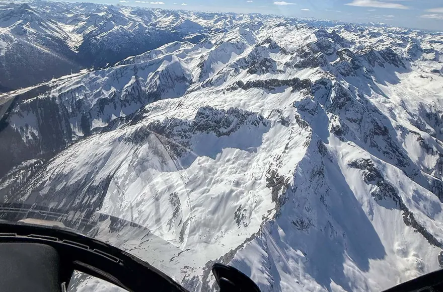 Hubschrauber Rundflug Alpen (1 Std.)