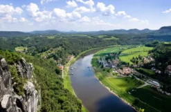 Hubschrauber-Rundflug über die Sächsische Schweiz