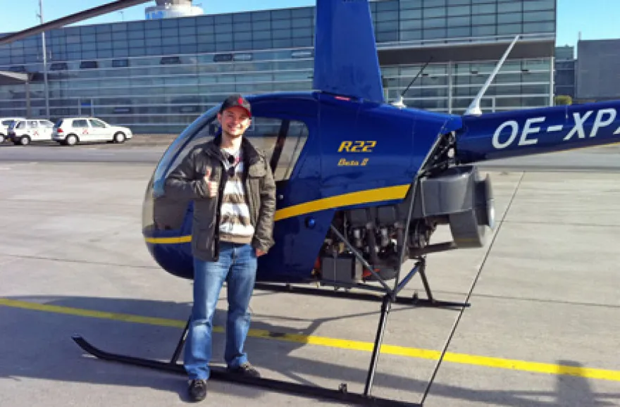 Hubschrauber selber fliegen in Österreich (30 Min.)