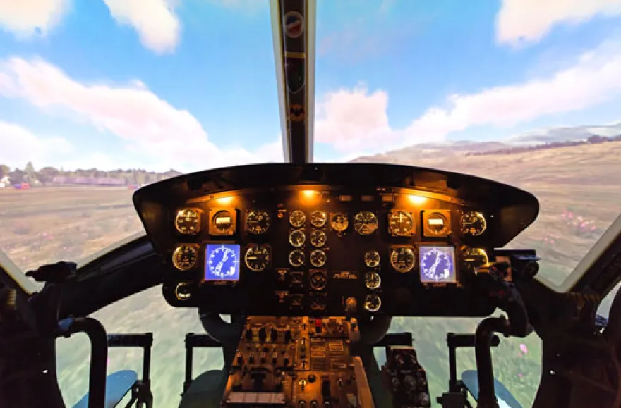 Hubschrauber Simulator in München (1 Std.)