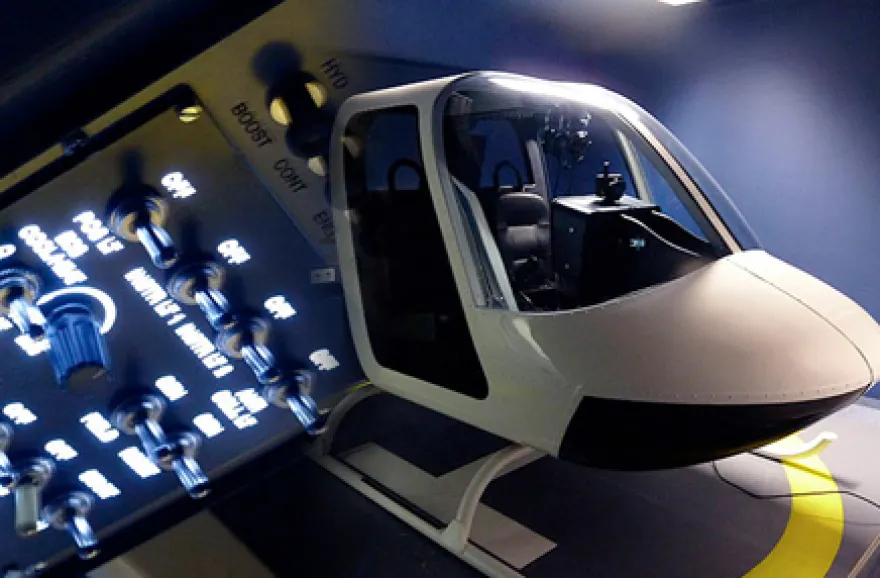 Hubschrauber-Simulator in Wien