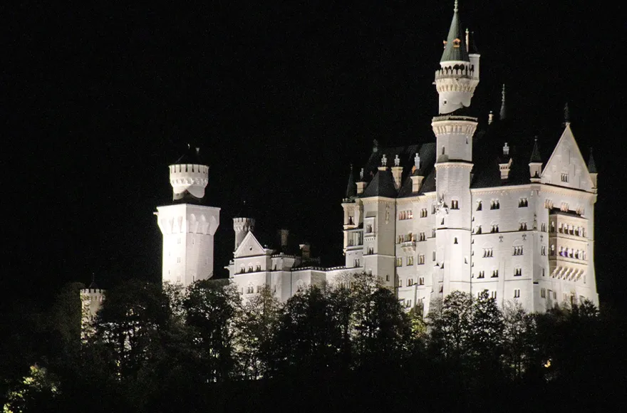 Husky Nachtwanderung Neuschwanstein