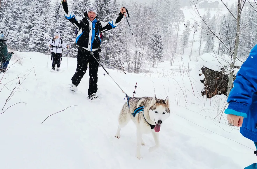 Husky Schneeschuhtrekking Hohentauern für 2