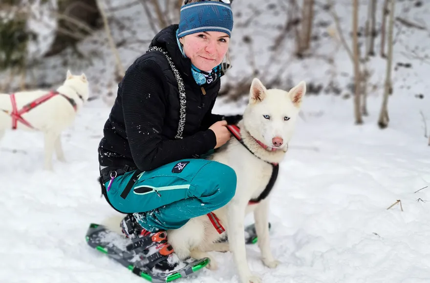 Husky Schneeschuhtrekking Postalm für 2