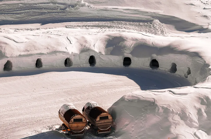 Iglu Übernachtung Oberstdorf mit Käsefondue (Fr-Sa)