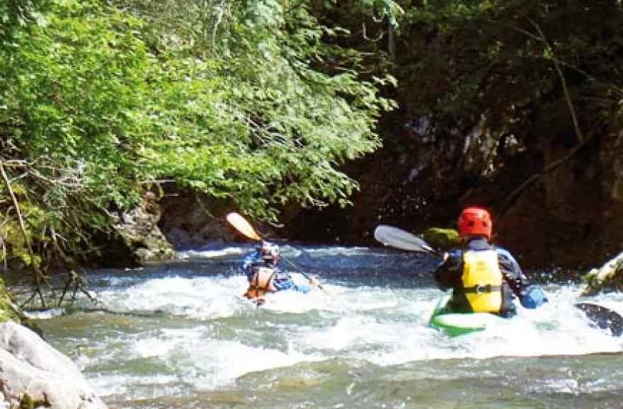 Kajakfahren im Mangfalltal