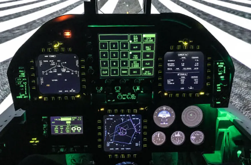 Kampfjet-Flugsimulator F/A-18 Super Hornet Raum Leipzig
