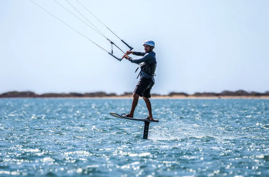 Kitefoilkurs in Südfrankreich