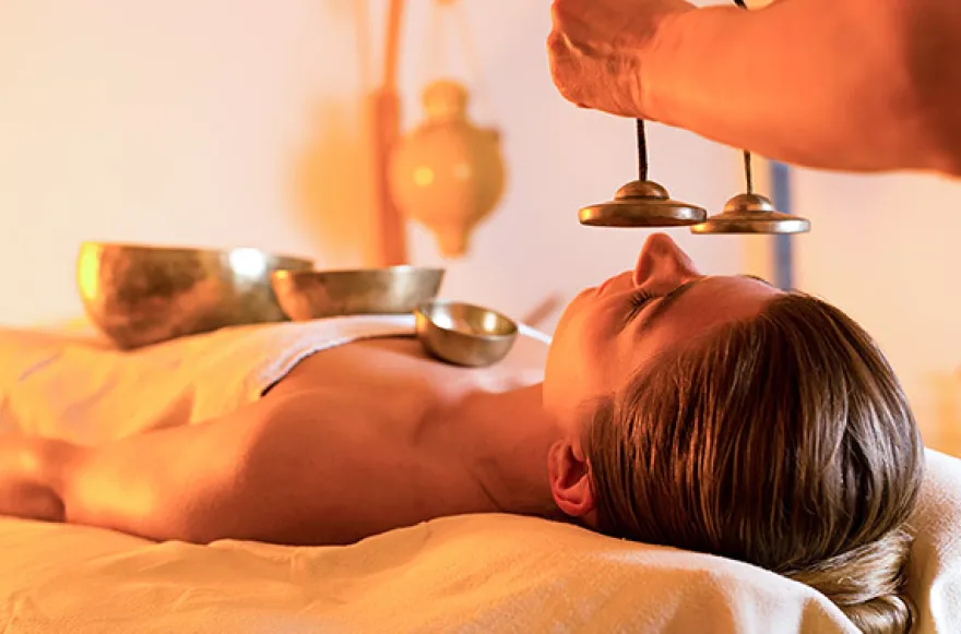 Klangschalen-Massage