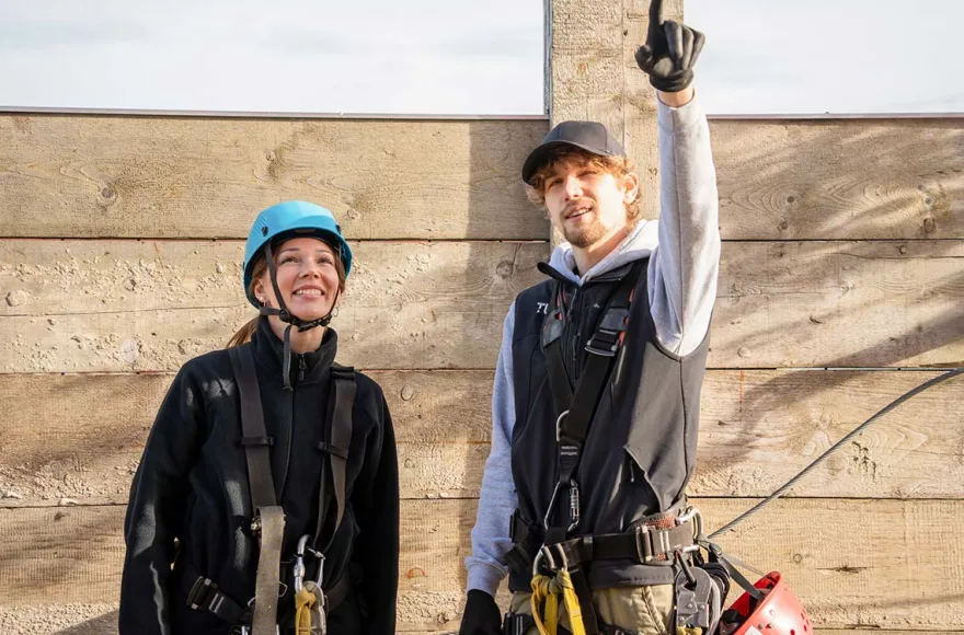 Klettersteig am Getreidespeicher in Brühl