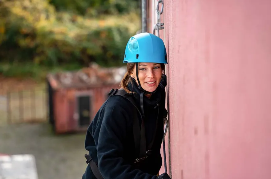 Klettersteig am Getreidespeicher in Brühl