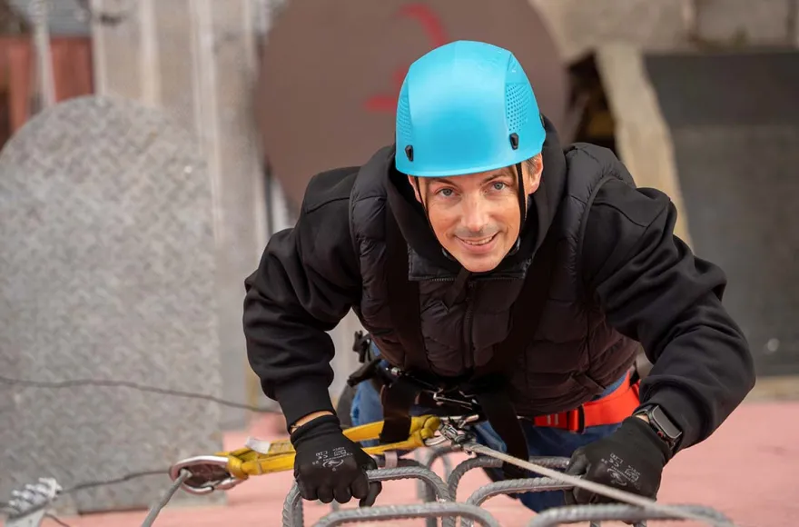 Klettersteig am Getreidespeicher in Brühl