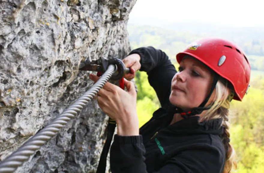 Klettersteig für Einsteiger