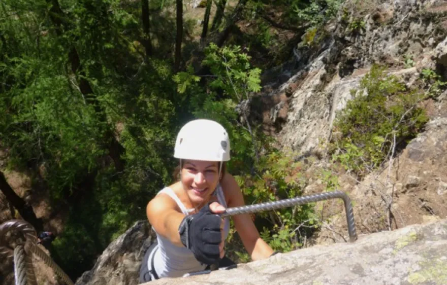 Klettersteig - Lehnerwasserfall (Mittel) Haiming für 2