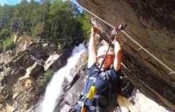 Klettersteig - Lehnerwasserfall (Mittel) Haiming für 2