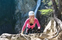Klettersteig Tour am Lehnerwasserfall Sautens