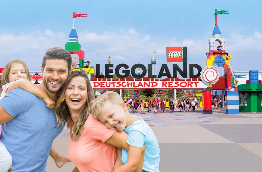 Kurzurlaub mit 2x 1-Tageskarten für das LEGOLAND® Deutschland Resort