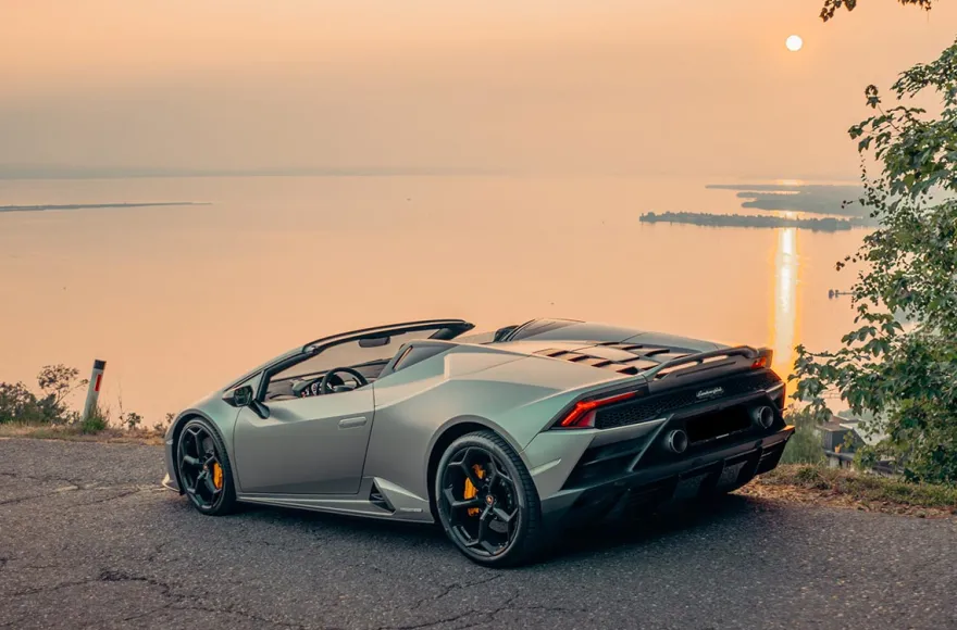 Lamborghini Huracan Evo Spyder fahren Widnau (3 Std.)