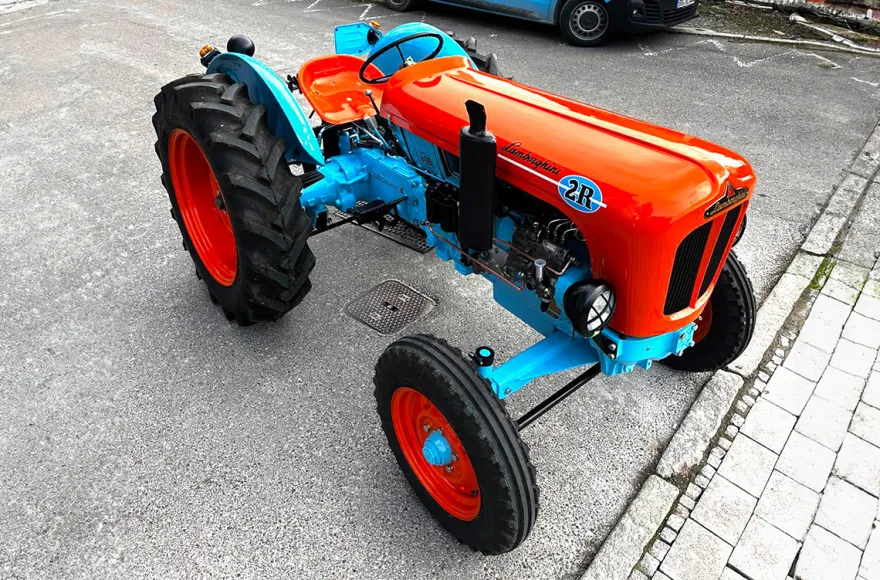 Lamborghini Traktor fahren Sindelfingen (Sonnenaufgang)