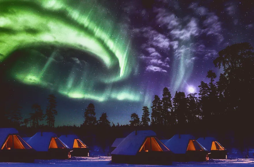 Lappland mit Schlittenfahrt für 2
