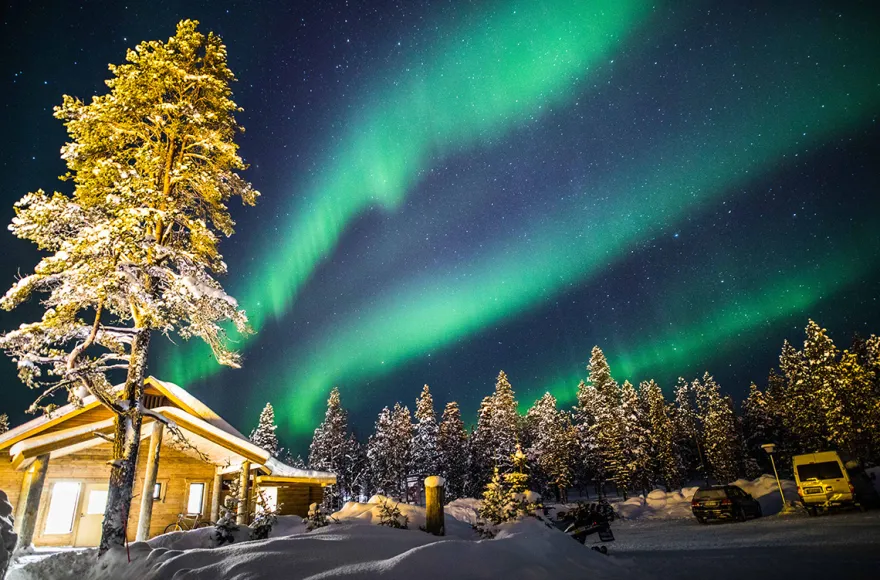Lappland mit Schlittenfahrt für 2
