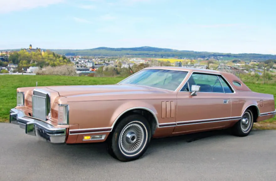 Lincoln Continental Mark V fahren bei Koblenz (1 Tag)