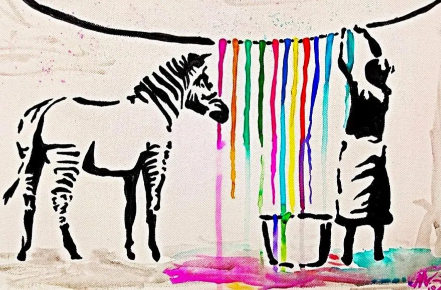 Malkurs - Banksy Street-Art