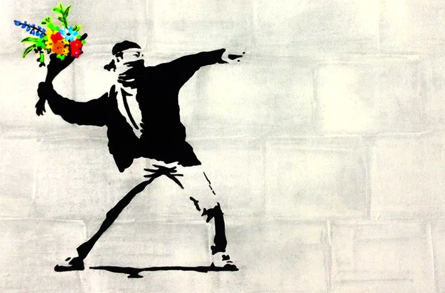 Malkurs - Banksy Street-Art
