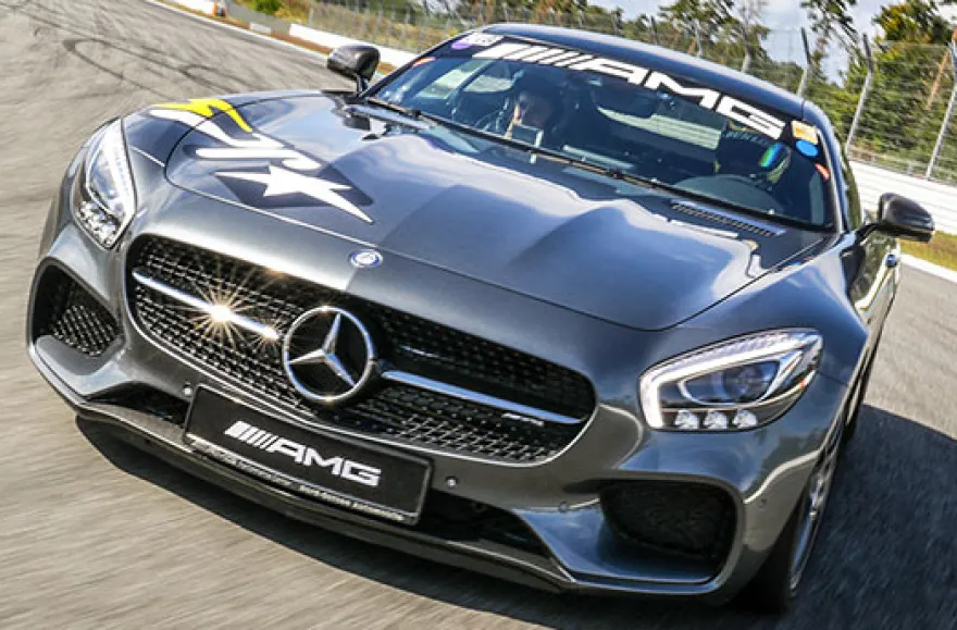 Mercedes AMG GT-S Rennstreckentraining