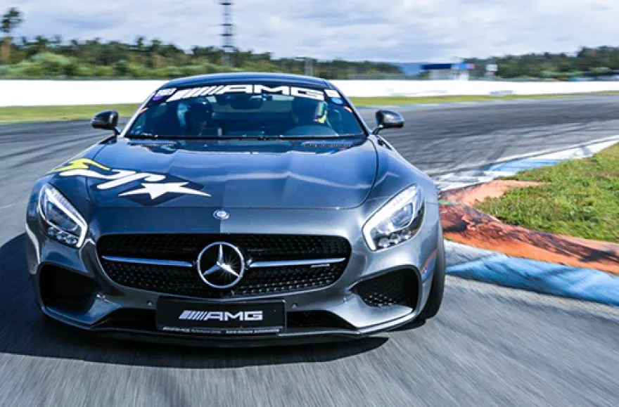 Mercedes AMG GT-S Rennstreckentraining