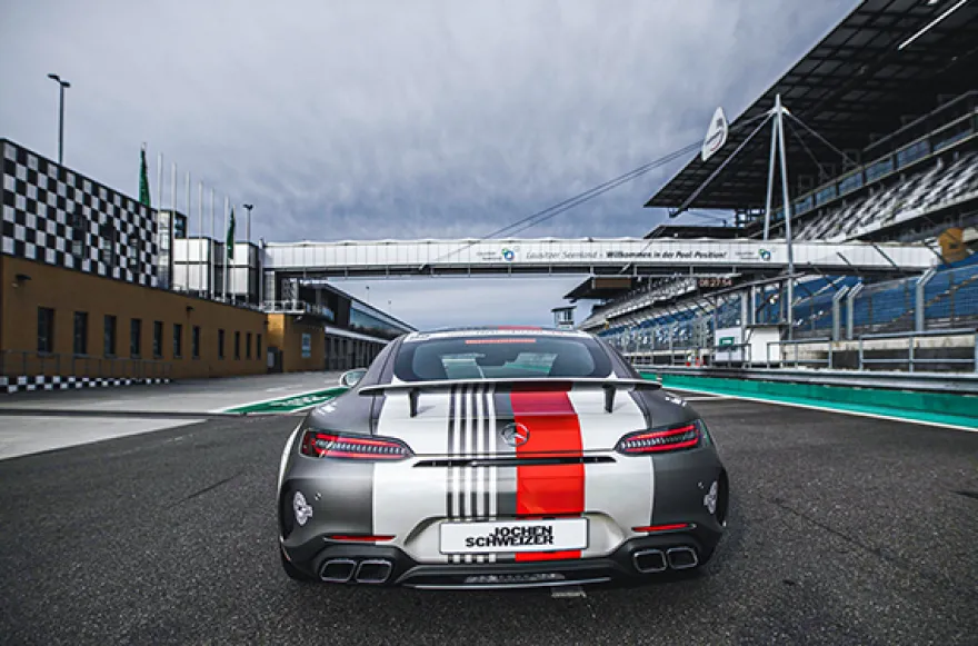 Mercedes AMG GT-S Renntaxi (3 Rdn.)
