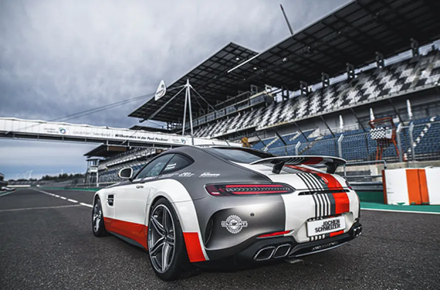 Mercedes AMG GT-S Renntaxi (3 Rdn.)