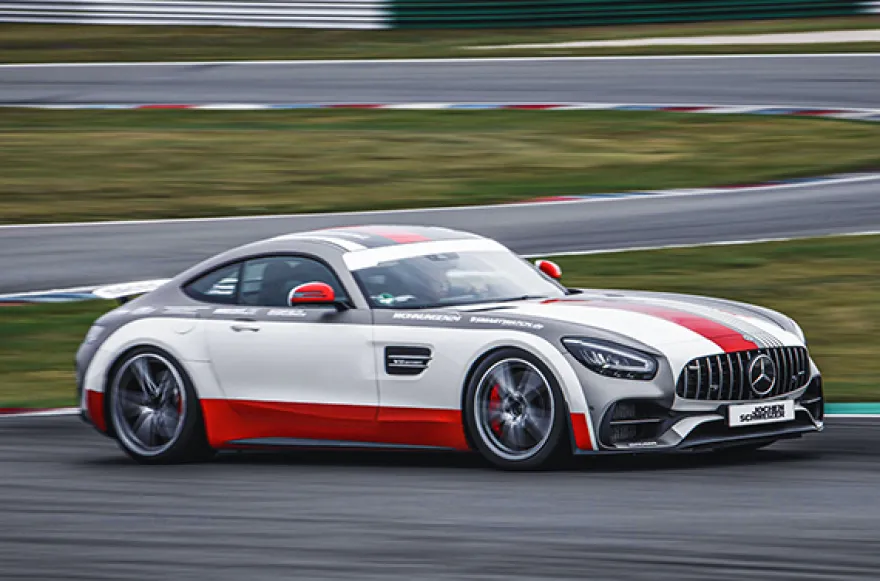 Mercedes AMG GT-S Renntaxi (3 Rdn.)