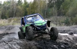 Mercedes Puch G offroad fahren in Stockerau