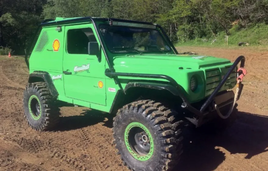 Mercedes Puch G offroad fahren in Voitsberg