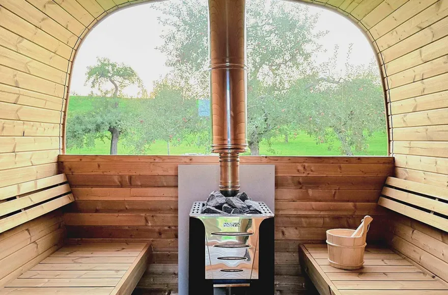 Mobile Sauna mieten Wangen im Allgäu (1 Tag)
