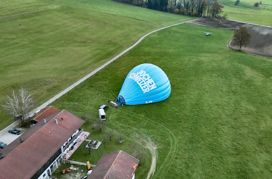 Morgendliche Ballonfahrt