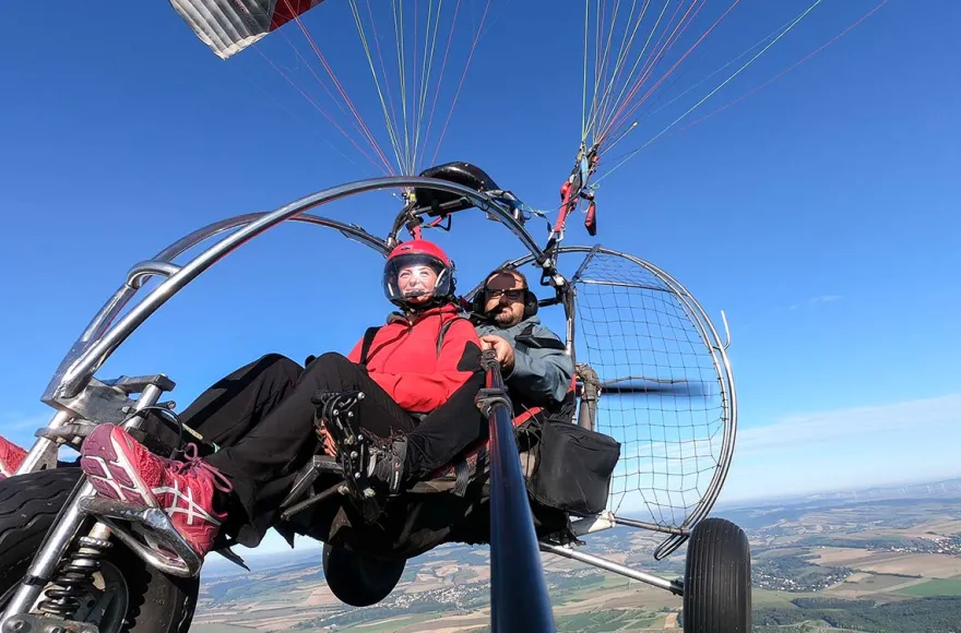 Motorgleitschirm fliegen Gaweinstal (2 Std.)