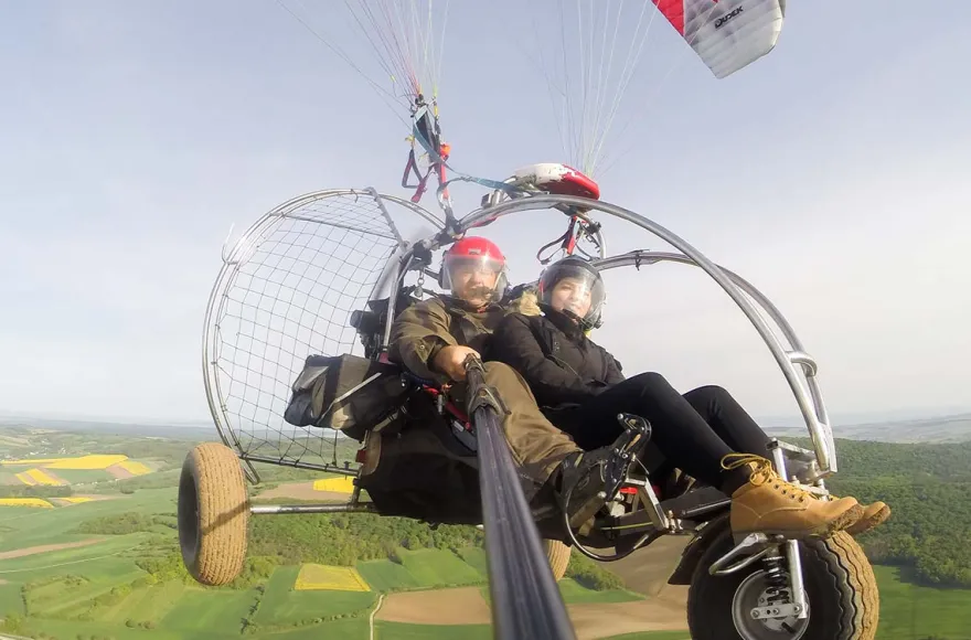 Motorgleitschirm fliegen Gaweinstal (1,5 Std.)