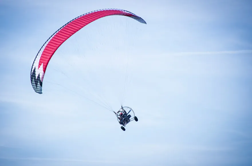 Motorgleitschirm fliegen Gaweinstal