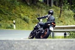 Motorrad-Sicherheitstraining auf der Straße