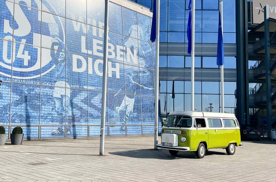 Nachtführung Schalke Arena mit VW Bulli Fahrt
